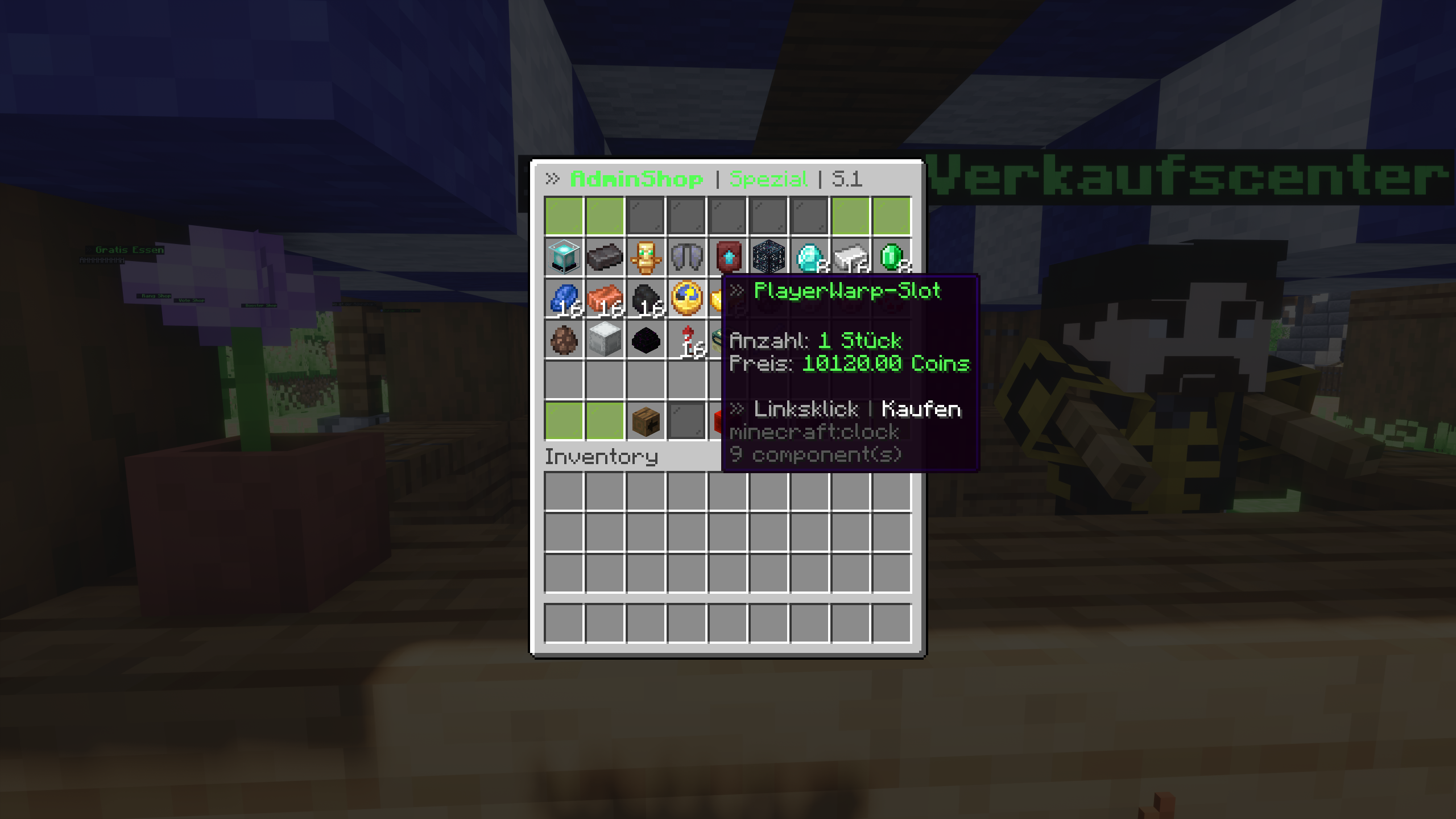 Playerwarp Slots kaufen