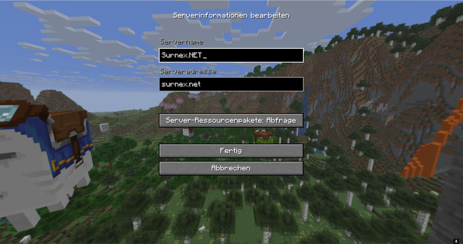 Java Server Beitreten